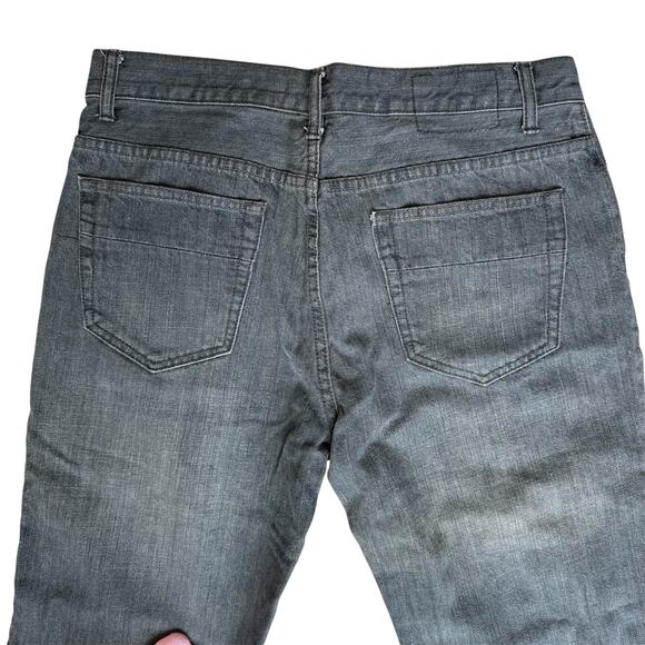 DKNY Gray Performance Denim Jeans Mens 33x32 Faded Everyday Casual Classic 52002 - Picture 8 of 15